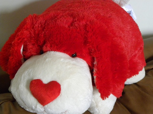 valentine dog pillow pet