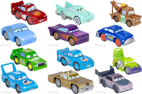 wooden pixar cars