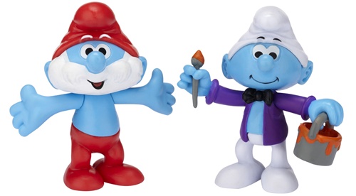 painter smurf figurine