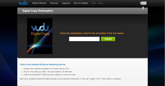 Vudu coupon codes