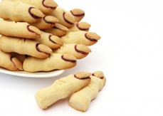 witches finger cookies