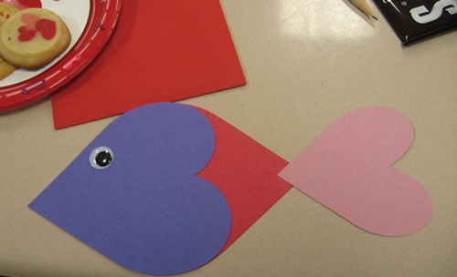 Homemade Valentine Idea~ Heart Fish - Sweet Party Place