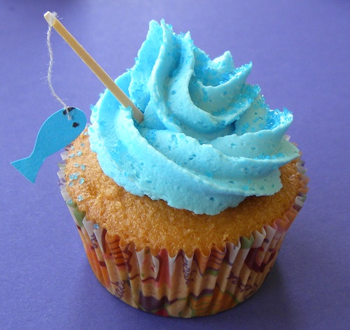 Fishing Pole- Fish Cupcakes - Sweet Party Place
