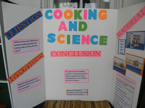 cooking and science the chemistry of baking soda poster board science projects