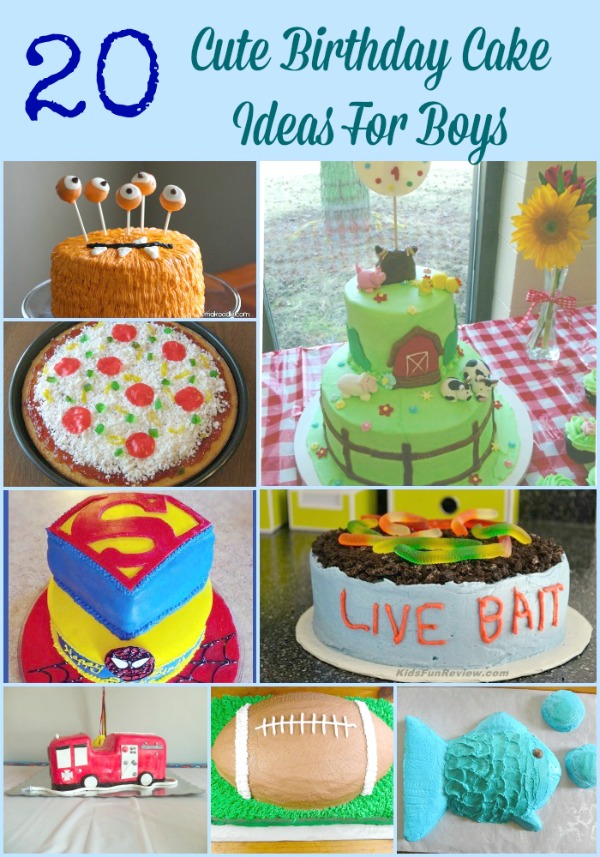 20 Cute birthday cake ideas for boys