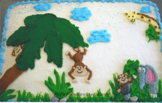 jungle birthday cake idea