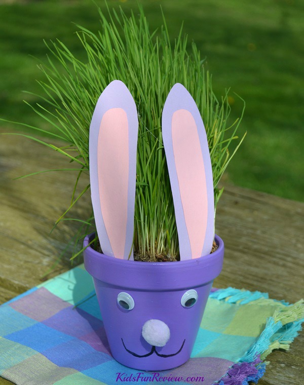 easter bunny flower pot craft 2
