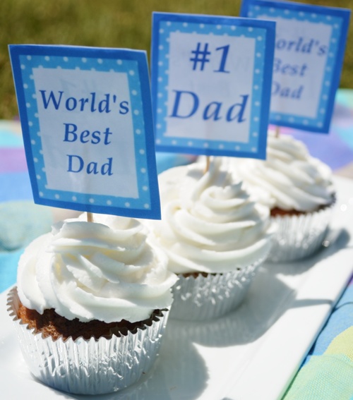 fathers day cupcake printables