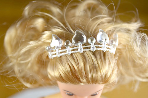 Glinda doll cake crown
