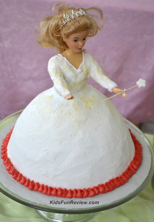 glinda the good witch doll cake oz the great and powerful