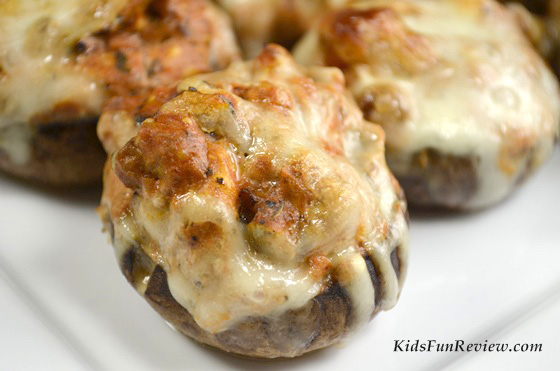 Pizza Stuffed Mushroom Appetizer Recipe With Turkey Chili For The Big Game