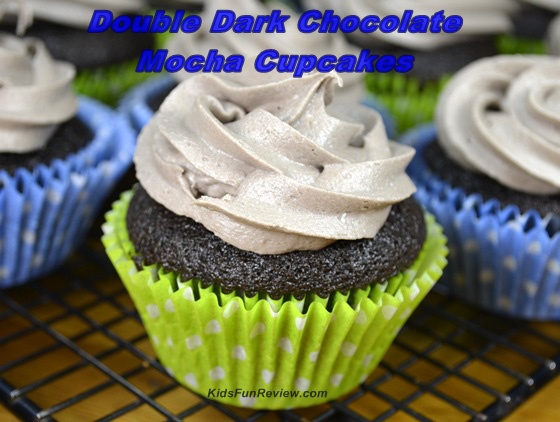 International Delight double dark chocolate chocolate mocha cupcakes