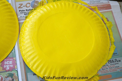 paper plate Easter chick craft 2