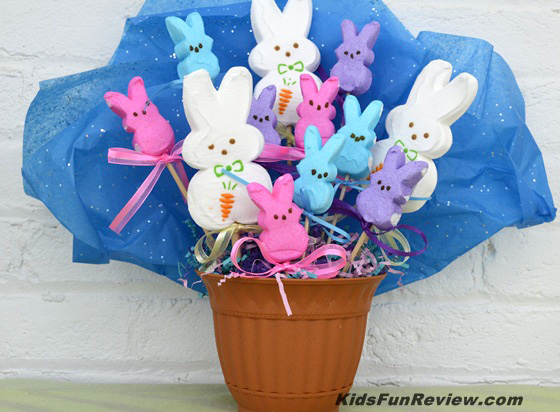peeps easter bunny candy bouquet 2