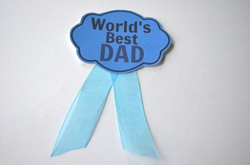 worlds best dad award printable 