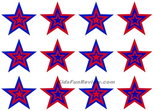 4th of july star cupcake toppers-horz-vert