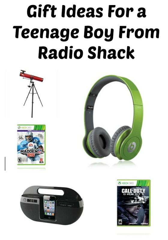 gift ideas for a teenage boy from radio shack