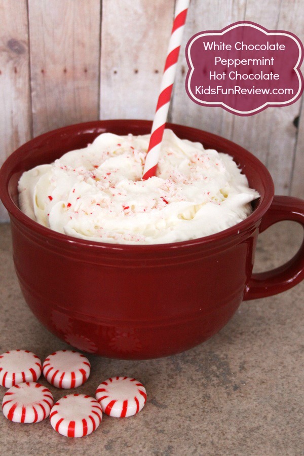 white chocolate peppermint hot chocolate 4