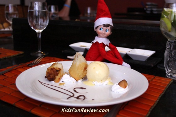 Elf on the shelf goes to a japanese restaurant 6