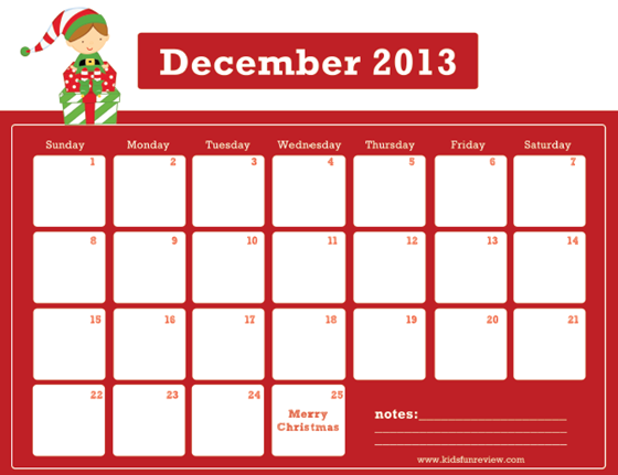 elf Christmas countdown calendar