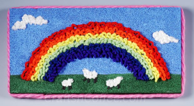 diy-rainbow-yarn-picture