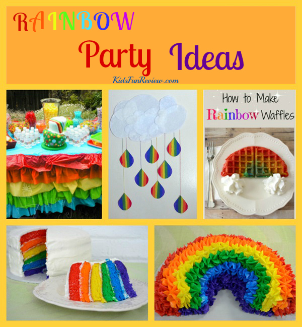 rainbow party ideas for kids