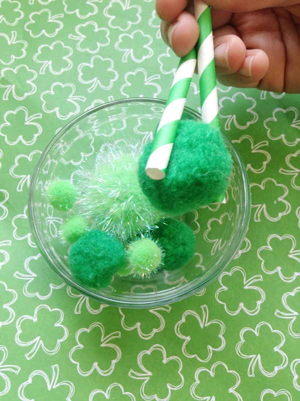 Fun St. Patrick's Day Game Idea For Kids: Leprechaun Nose Race Game