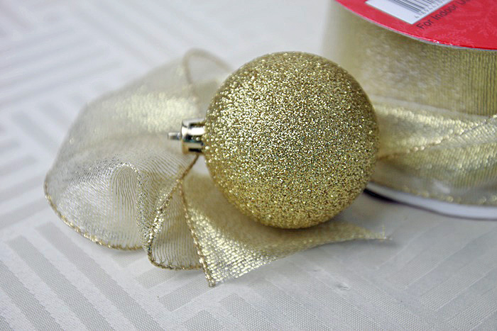 Golden Snitch Ornament Materials