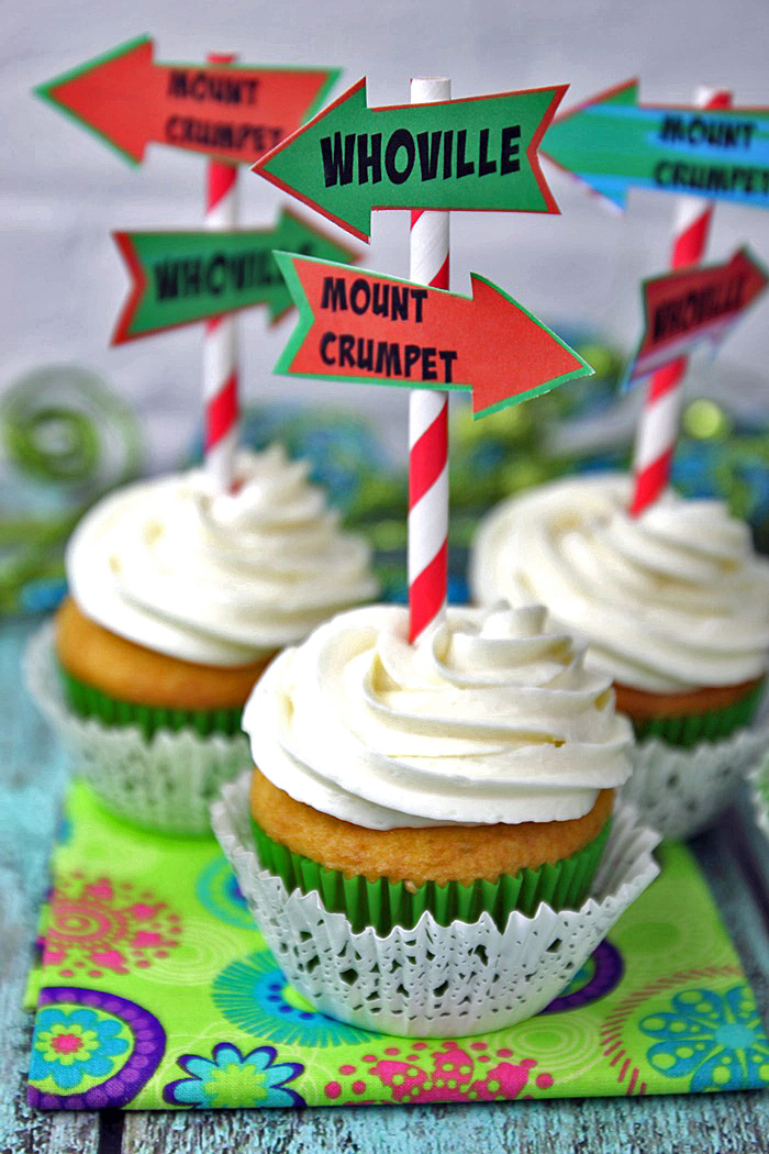 Grinch Printable Whoville Cupcakes Topper