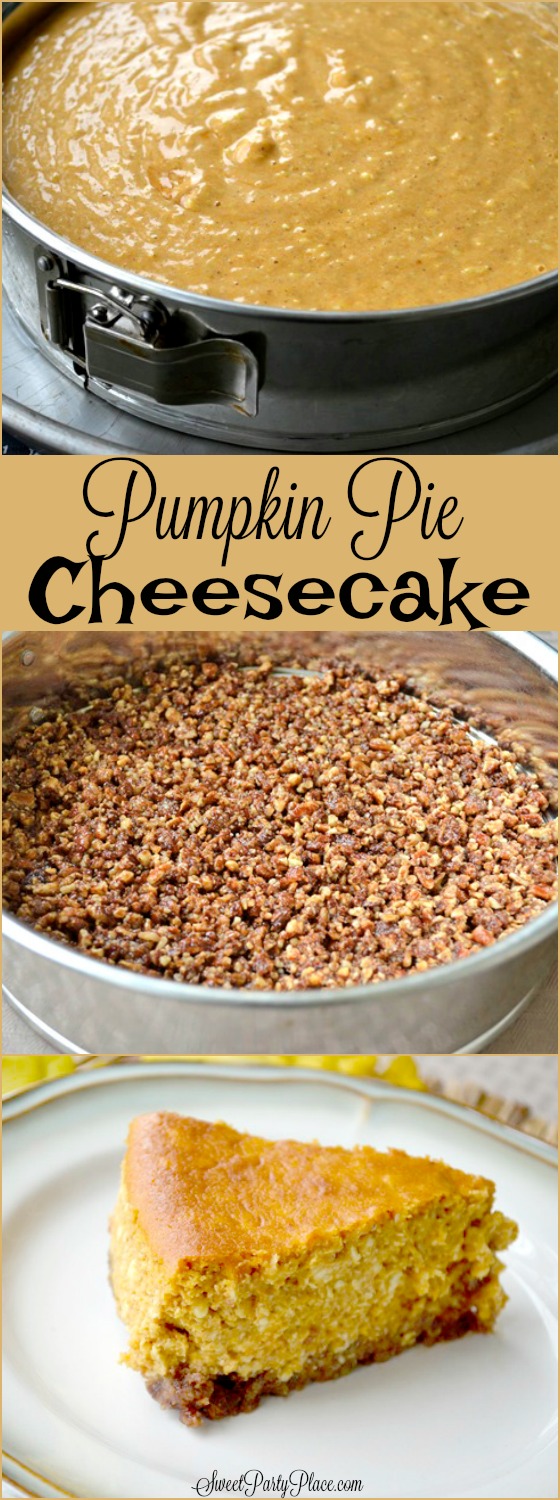 Pumpkin Pie cheesecake recipe