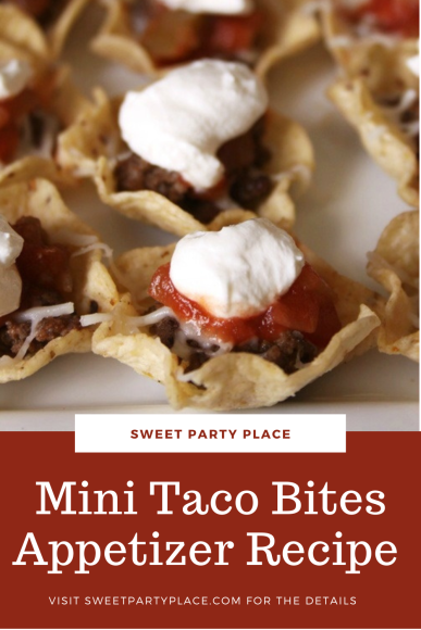 Mini Taco Bites Appetizer Recipe